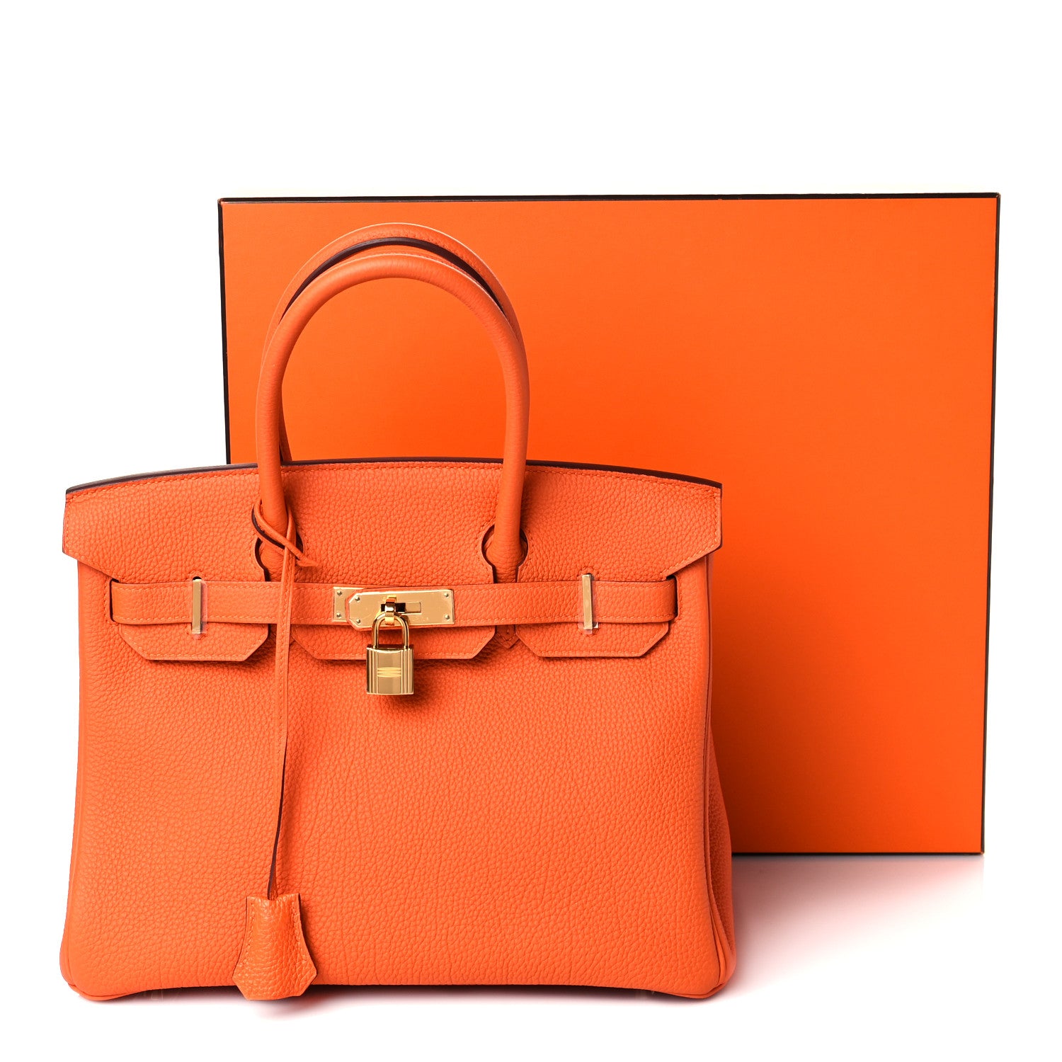 Hermes Togo Birkin 30 Orange 10 of 10
