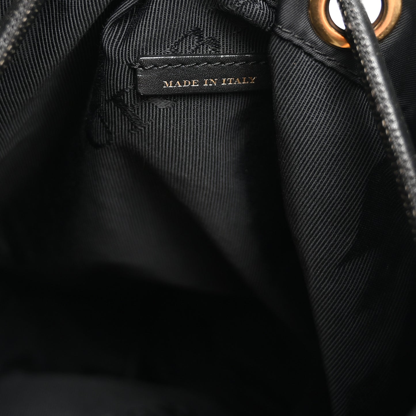 Nylon Small Rucksack Backpack Black
