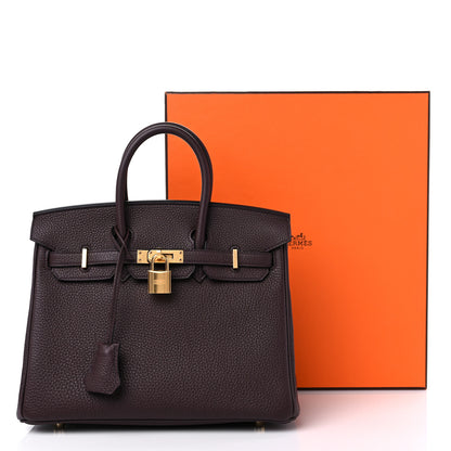 Hermes Togo Birkin 25 Rouge Sellier 10 of 10