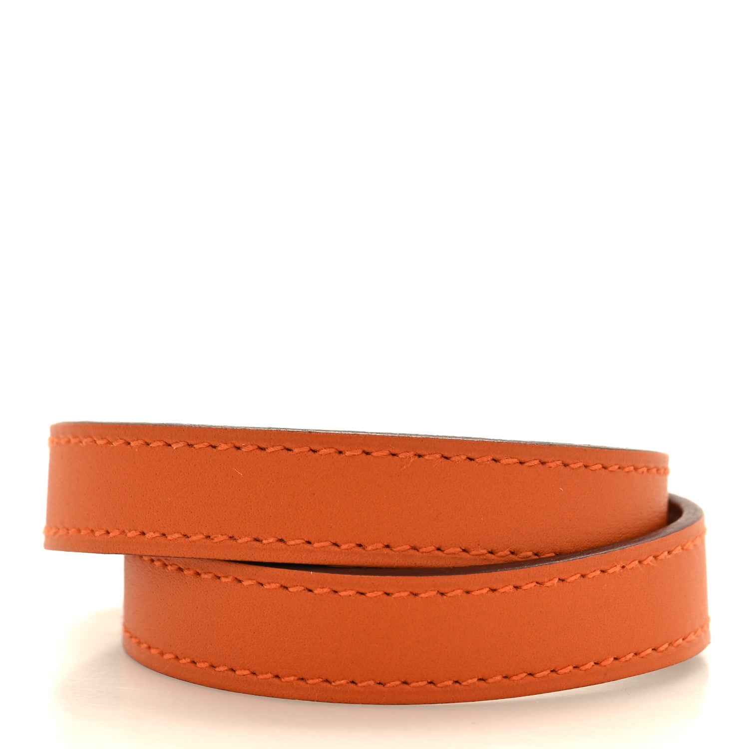 Hermes Swift Kelly Double Tour Bracelet S Orange 3 of 6