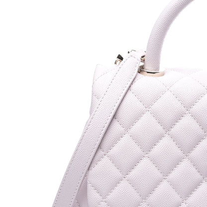 Chanel Caviar Quilted Small Coco Handle Flap Lilas Lilac 11 of 12