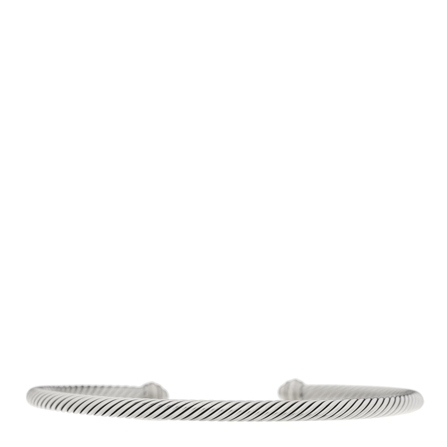 Sterling Silver 18K Yellow Gold 4mm Cable Classics Bracelet