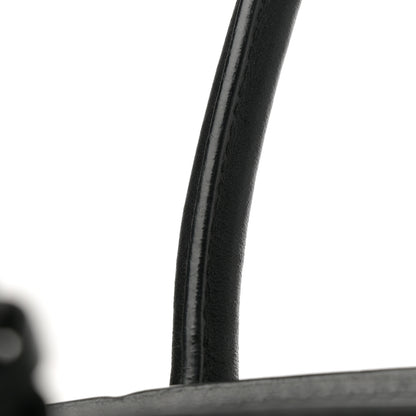 Prada Saffiano City Calfskin Medium Esplanade Tote Palissandro Black 11 of 16