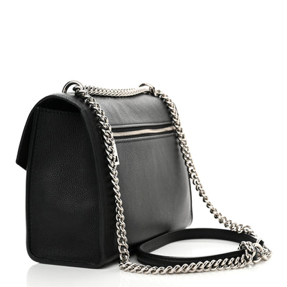 Louis Vuitton Soft Calfskin My Lockme Chain Bag BB Black 3 of 16