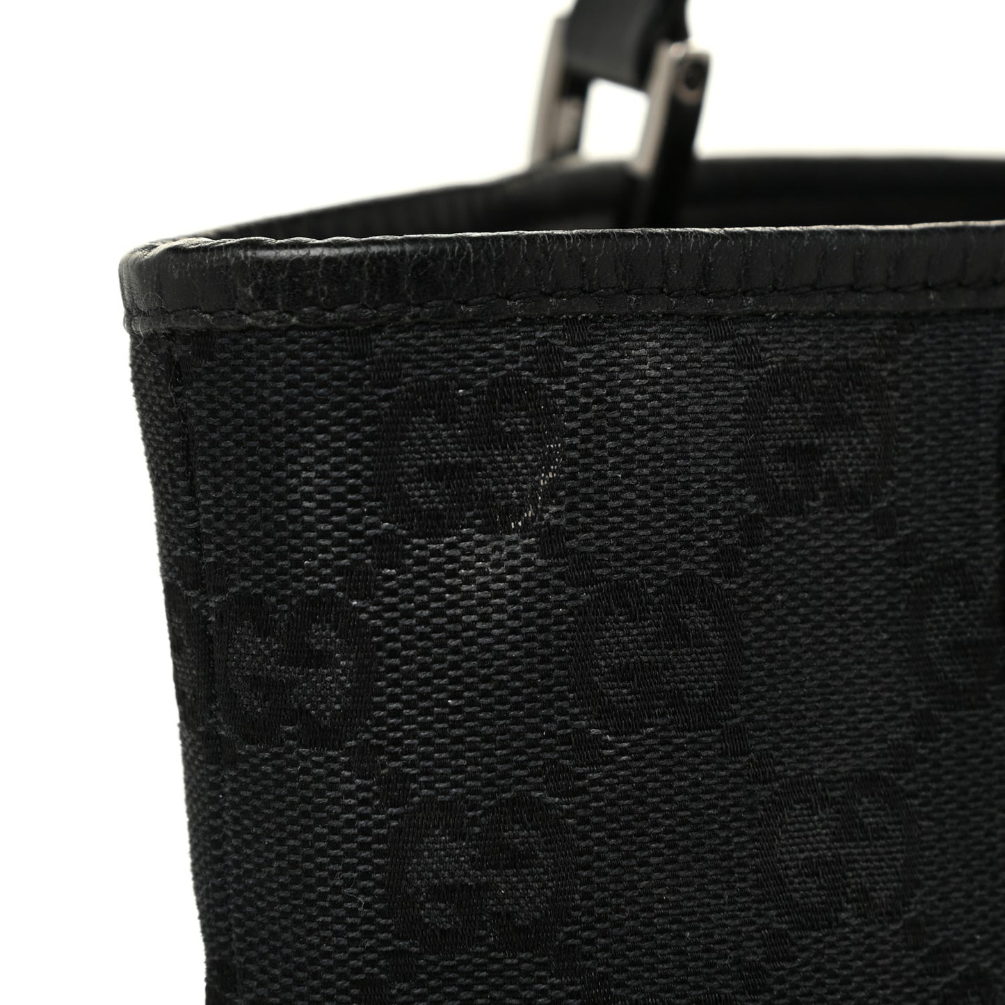 Monogram Small Bucket Tote Black