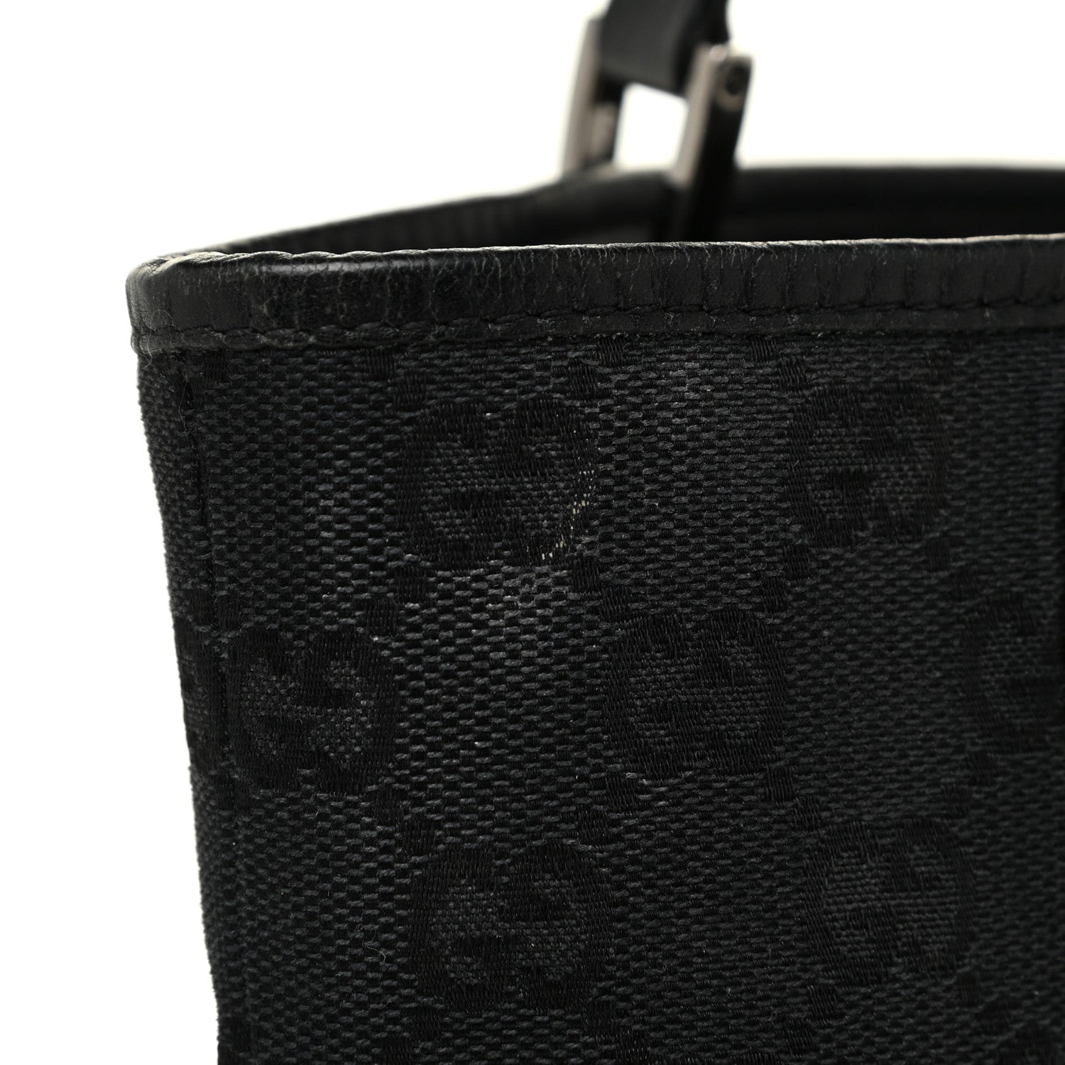 Gucci Monogram Small Bucket Tote Black 20 of 22