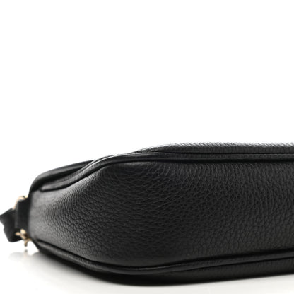 Gucci Pebbled Calfskin Medium Soho Flap Crossbody Black 8 of 12