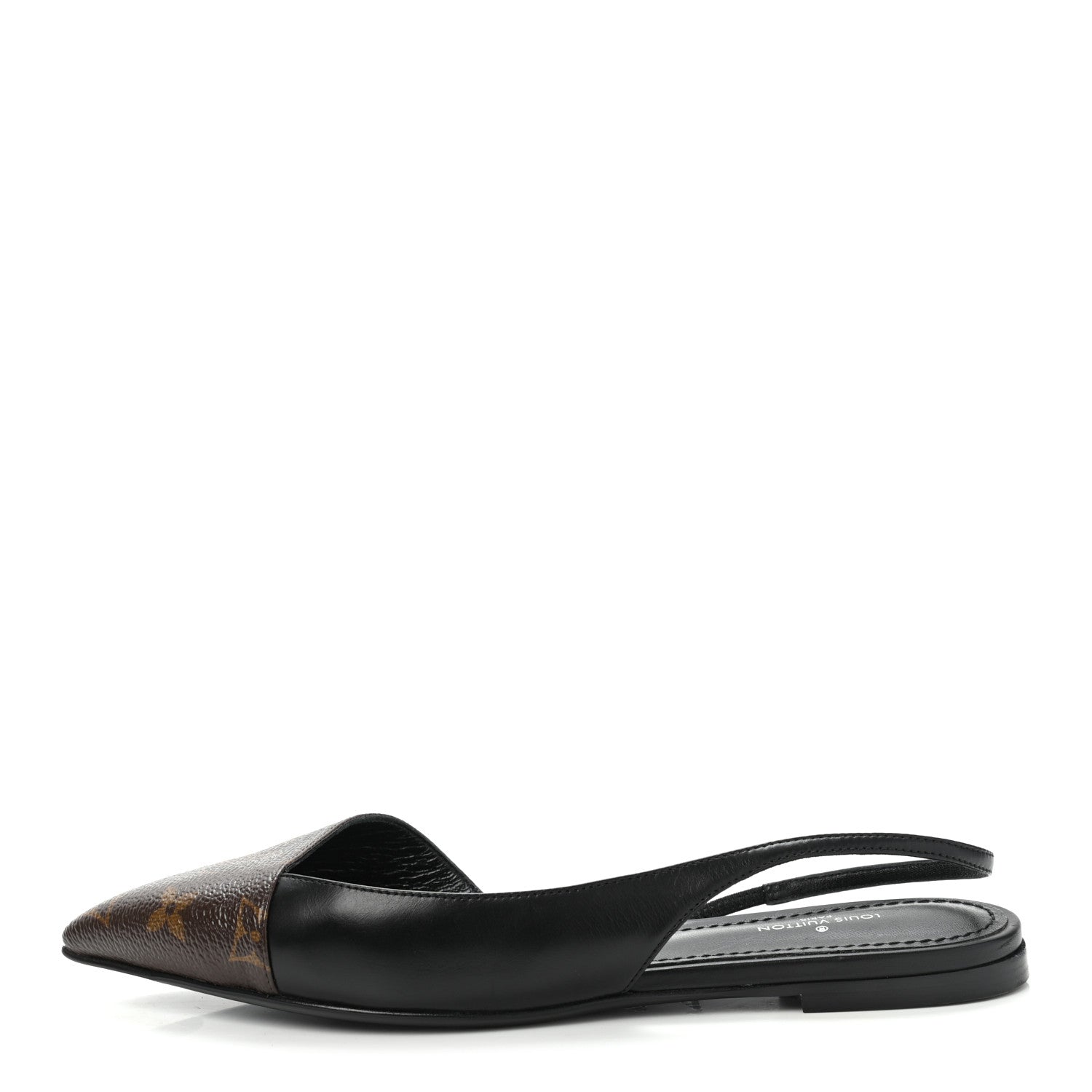 Louis Vuitton Patent Monogram Cherie Slingback Ballerina Flats 36.5 1 of 9