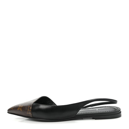 Louis Vuitton Patent Monogram Cherie Slingback Ballerina Flats 36.5 1 of 9