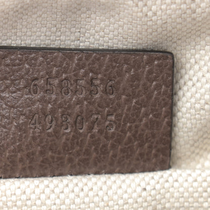 Gucci GG Supreme Monogram Mini Neo Vintage Double Zip Messenger Bag Beige New Acero Crop 7 of 10