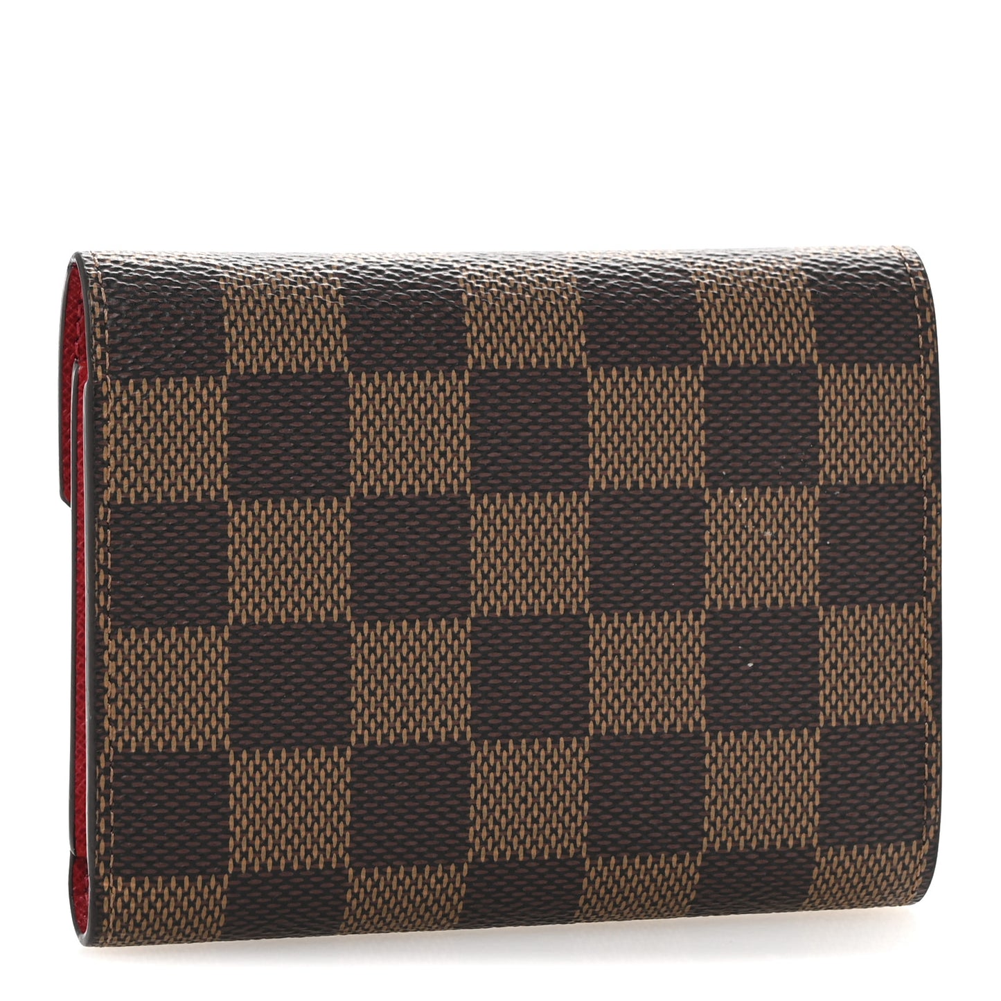 Damier Ebene Victorine Wallet Red
