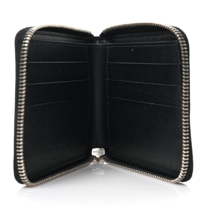 Saint Laurent Grain de Poudre Zip Around Wallet Black 5 of 6