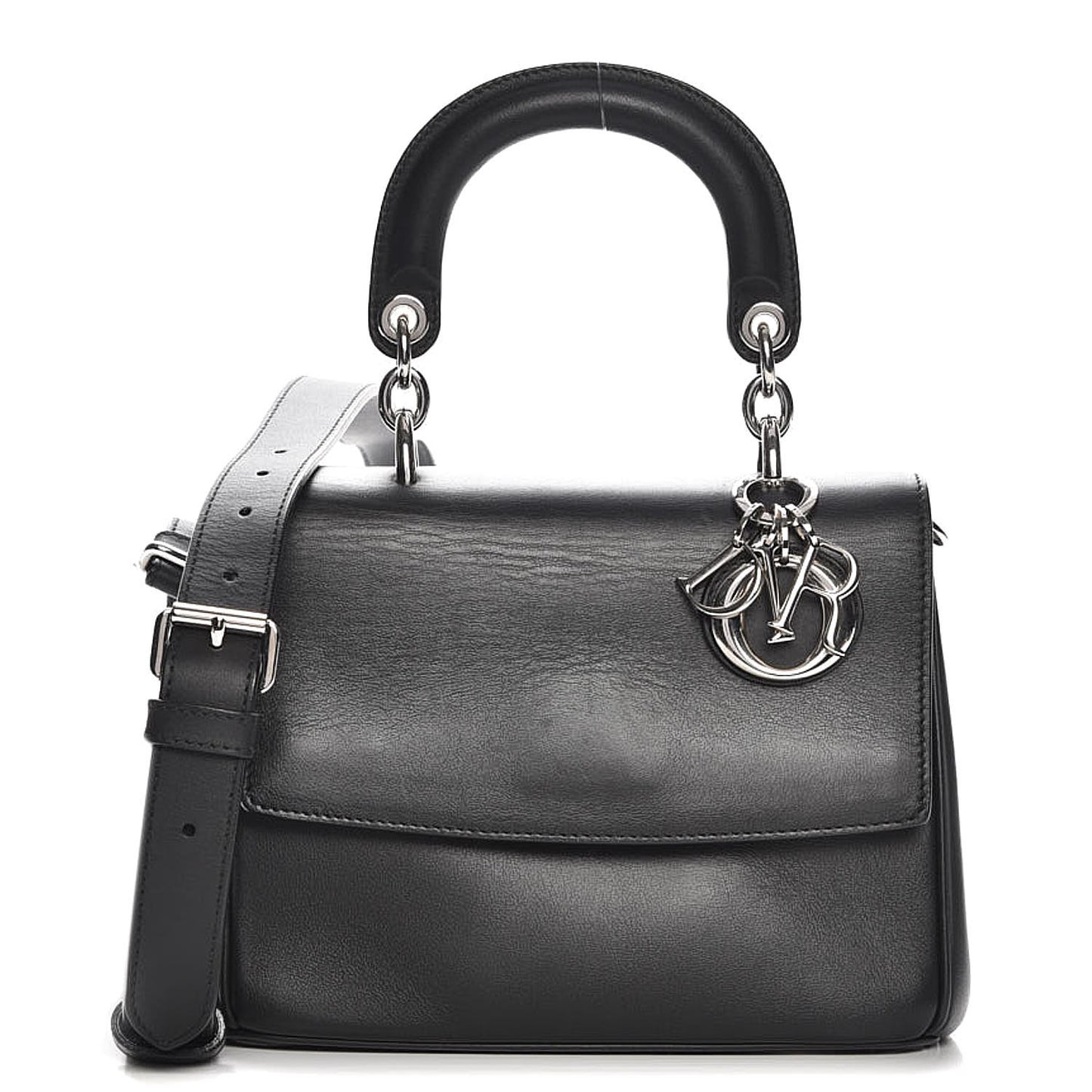 Calfskin Mini Be Dior Flap Black