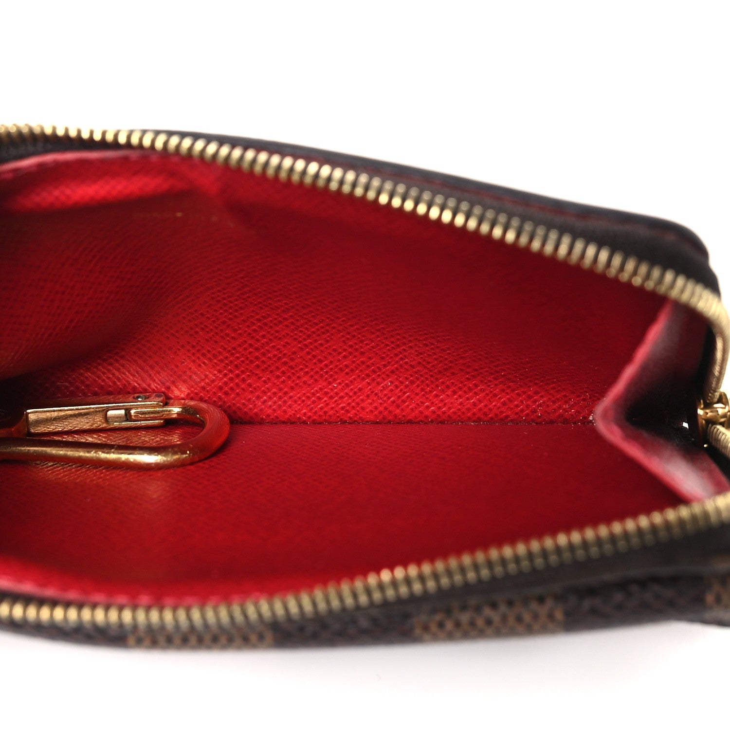 Louis Vuitton Damier Ebene Recto Verso Card Holder Red 5 of 7