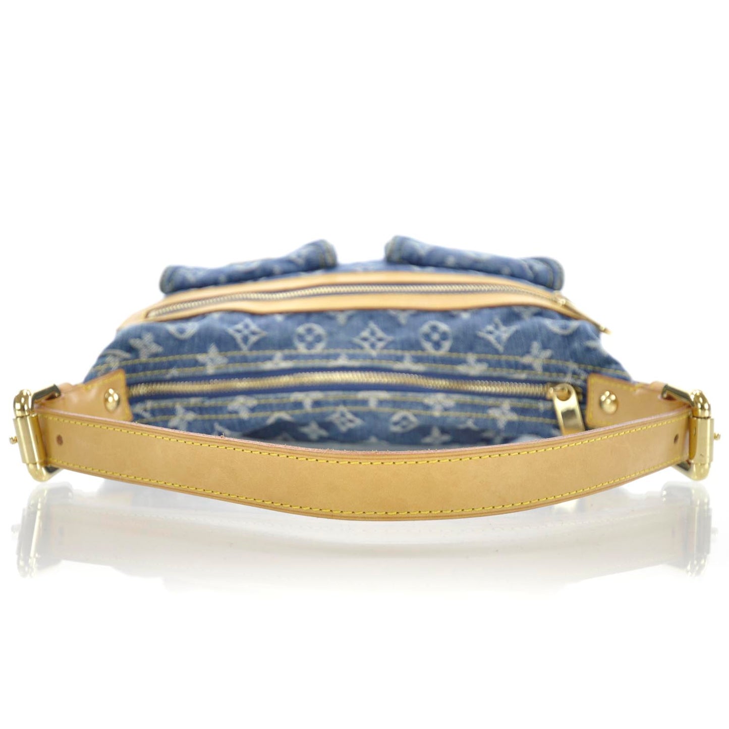 Monogram Denim Baggy PM Blue