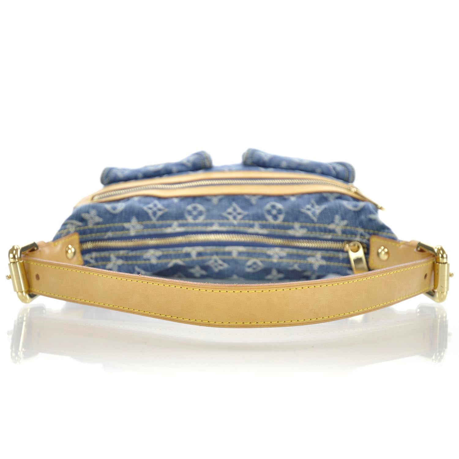 Louis Vuitton Monogram Denim Baggy PM Blue 5 of 9