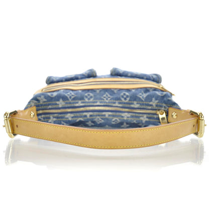 Louis Vuitton Monogram Denim Baggy PM Blue 5 of 9