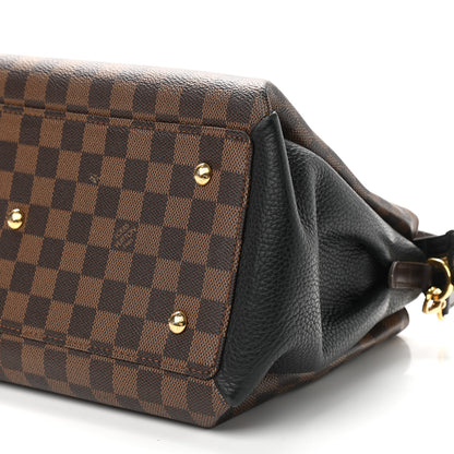Louis Vuitton Cuir Taurillon Damier Ebene Normandy Black 20 of 20