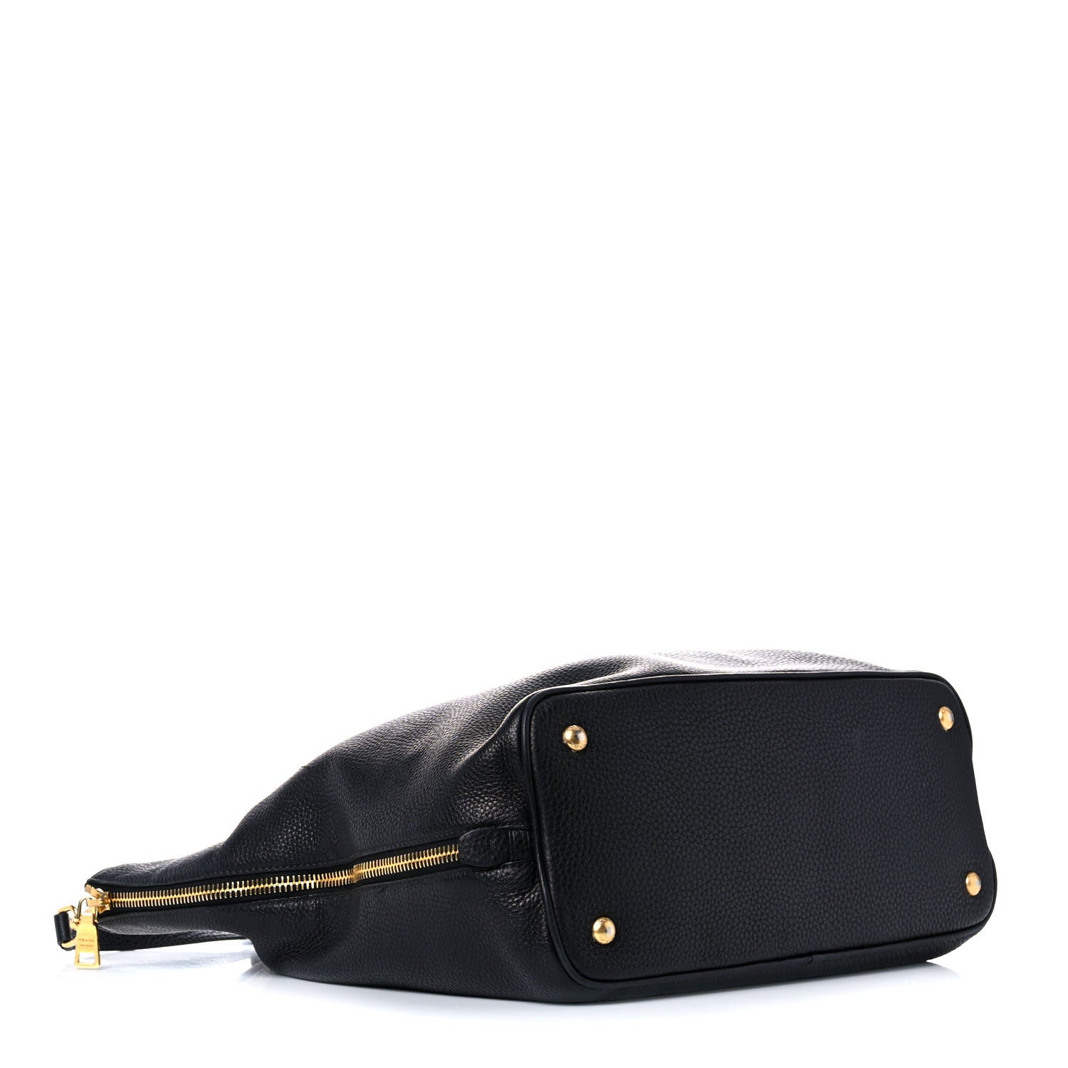 Prada Vitello Daino Tote Black 3 of 11
