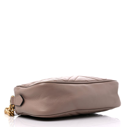 Gucci Calfskin Matelasse Small GG Marmont Chain Shoulder Bag Porcelain Rose 4 of 15