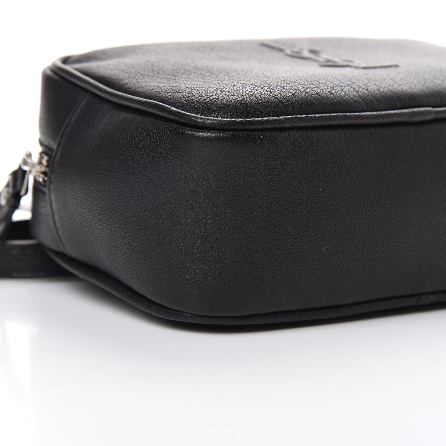 Lambskin Monogram Lou Belt Bag Black