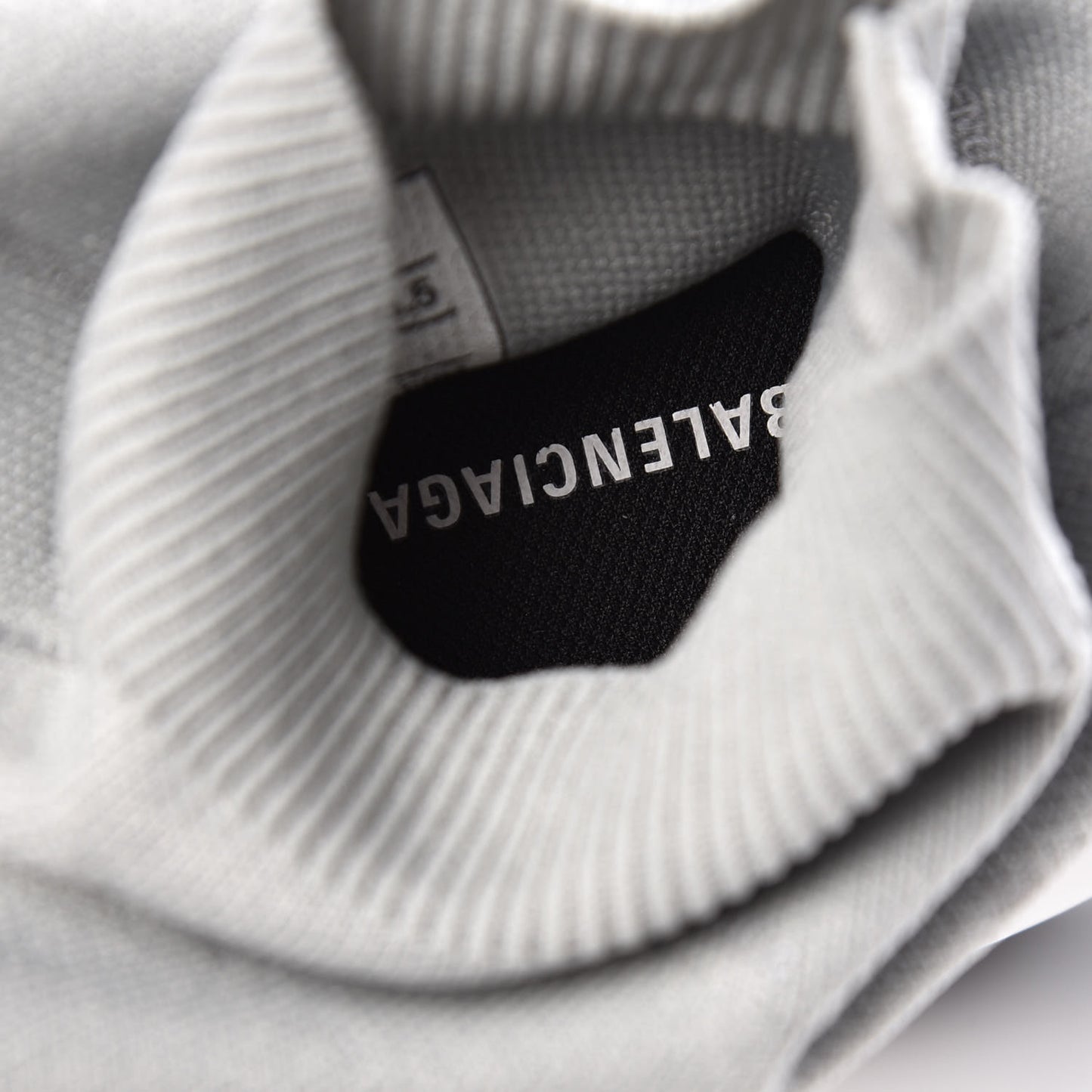 Neoprene Knit Allover Logo Mens Speed Sneakers 43 Grey