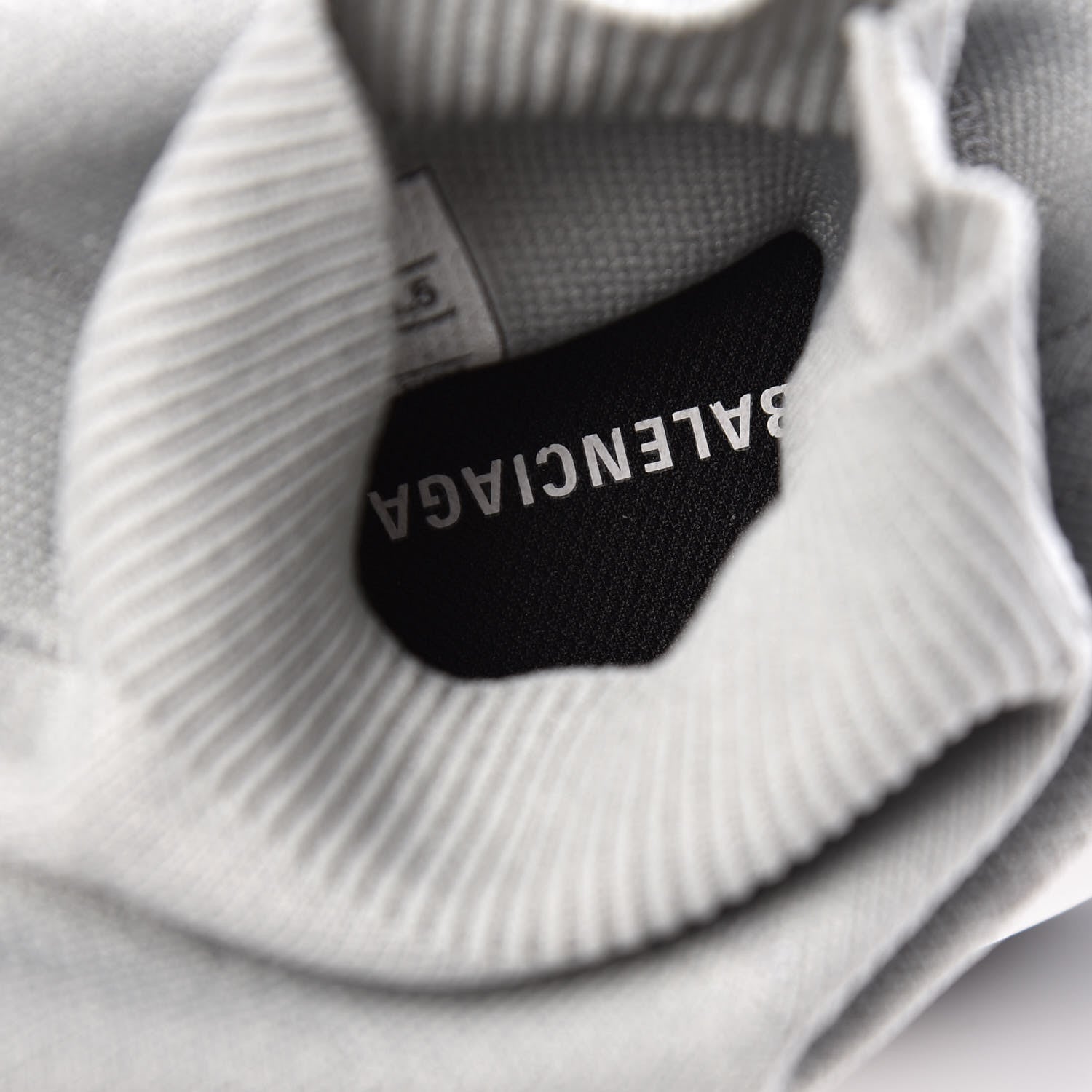 Balenciaga Neoprene Knit Allover Logo Mens Speed Sneakers 43 Grey 7 of 8