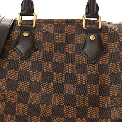 Louis Vuitton Damier Ebene Speedy Bandouliere 25 9 of 15