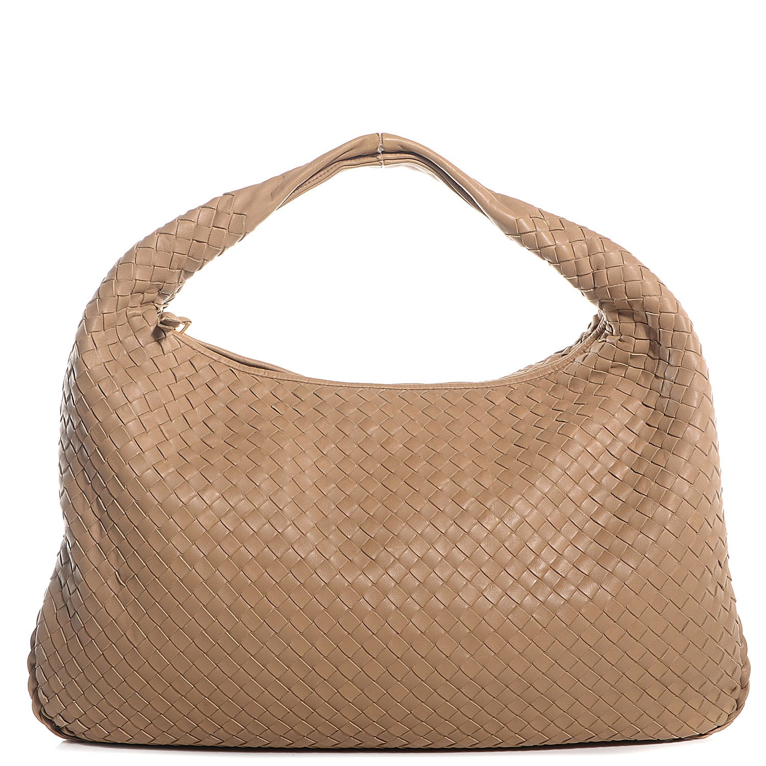 Bottega Veneta Nappa Intrecciato Large Veneta Hobo Camel 1 of 8