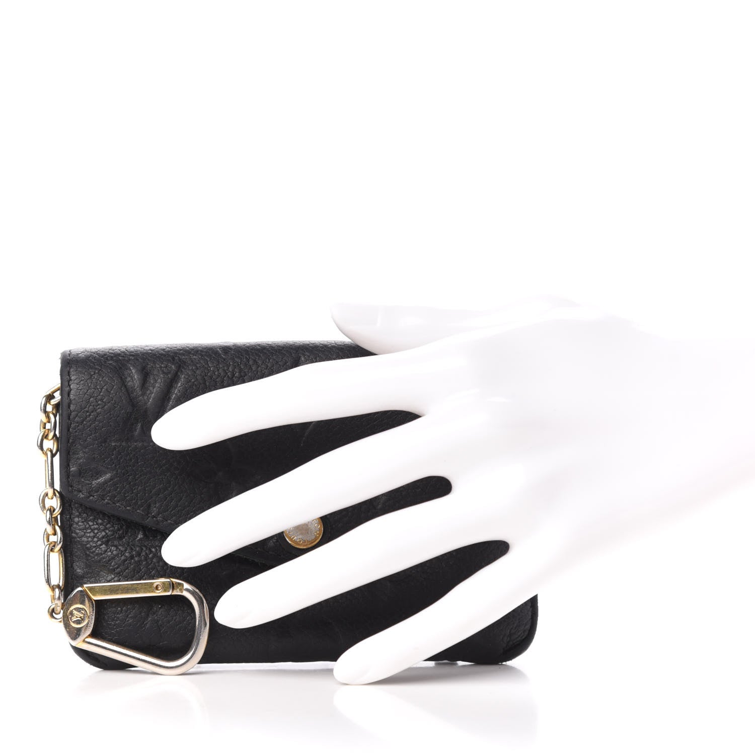 Louis Vuitton Empreinte Key Pouch Black 2 of 6