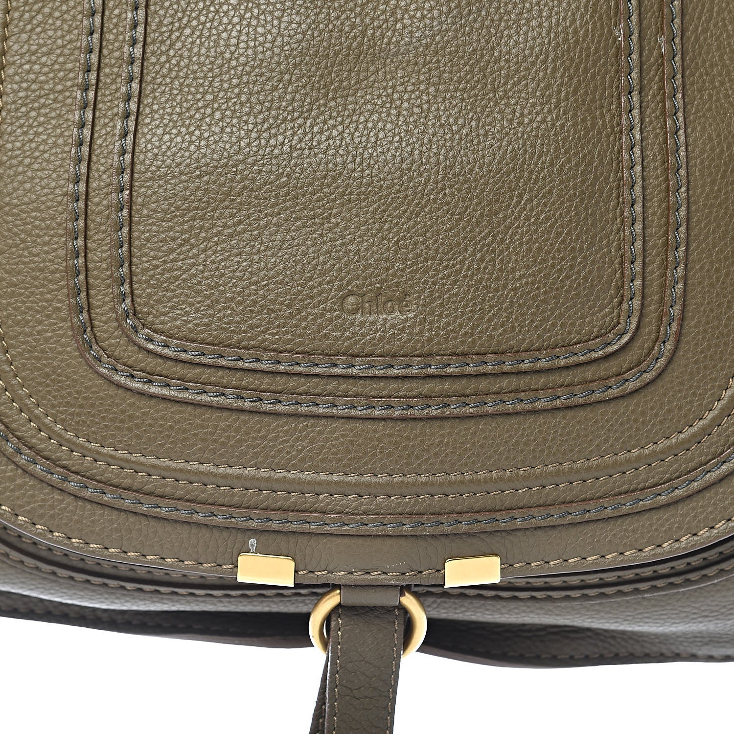 Chloe Calfskin Medium Marcie Satchel Anchor Grey 14 of 14