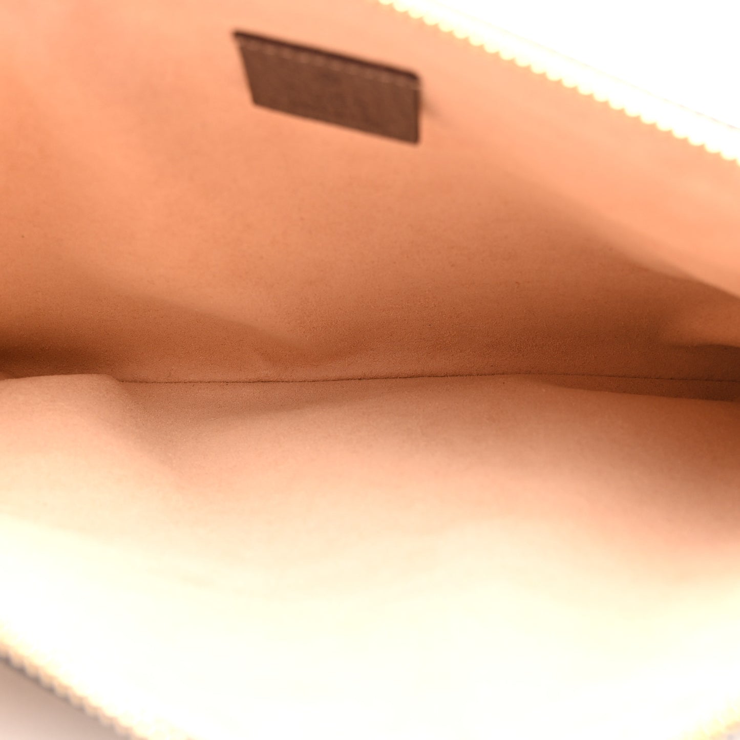 GG Supreme Monogram Large Ophidia Pouch Clutch Brown