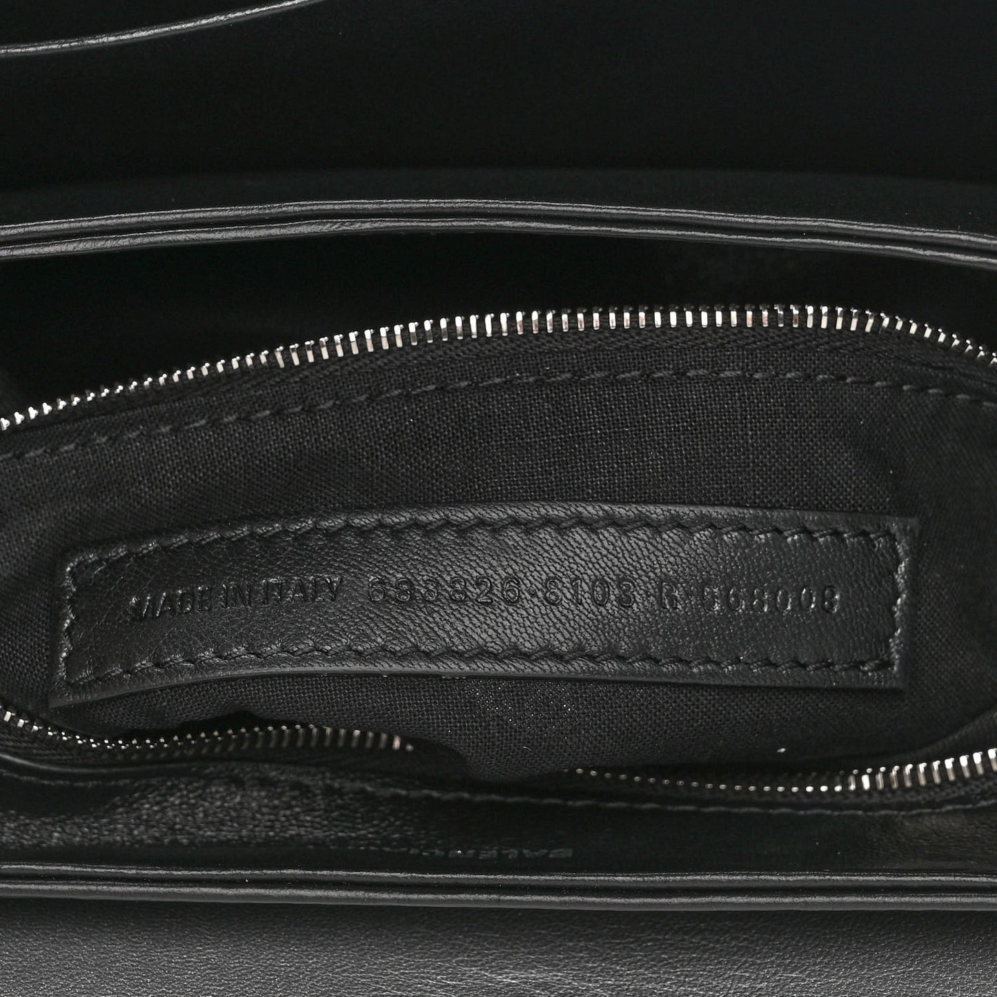 Nappa Allover License BB Monogram Embossed Medium Triplet Bag Silver