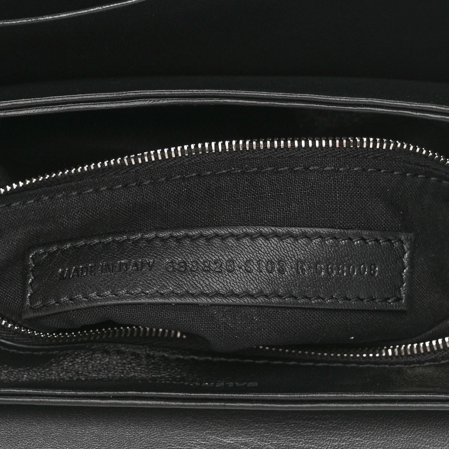 Balenciaga Nappa Allover License BB Monogram Embossed Medium Triplet Bag Silver 7 of 10