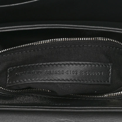 Balenciaga Nappa Allover License BB Monogram Embossed Medium Triplet Bag Silver 7 of 10