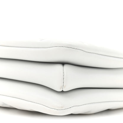 Louis Vuitton Lambskin Embossed Monogram Coussin BB White 18 of 23