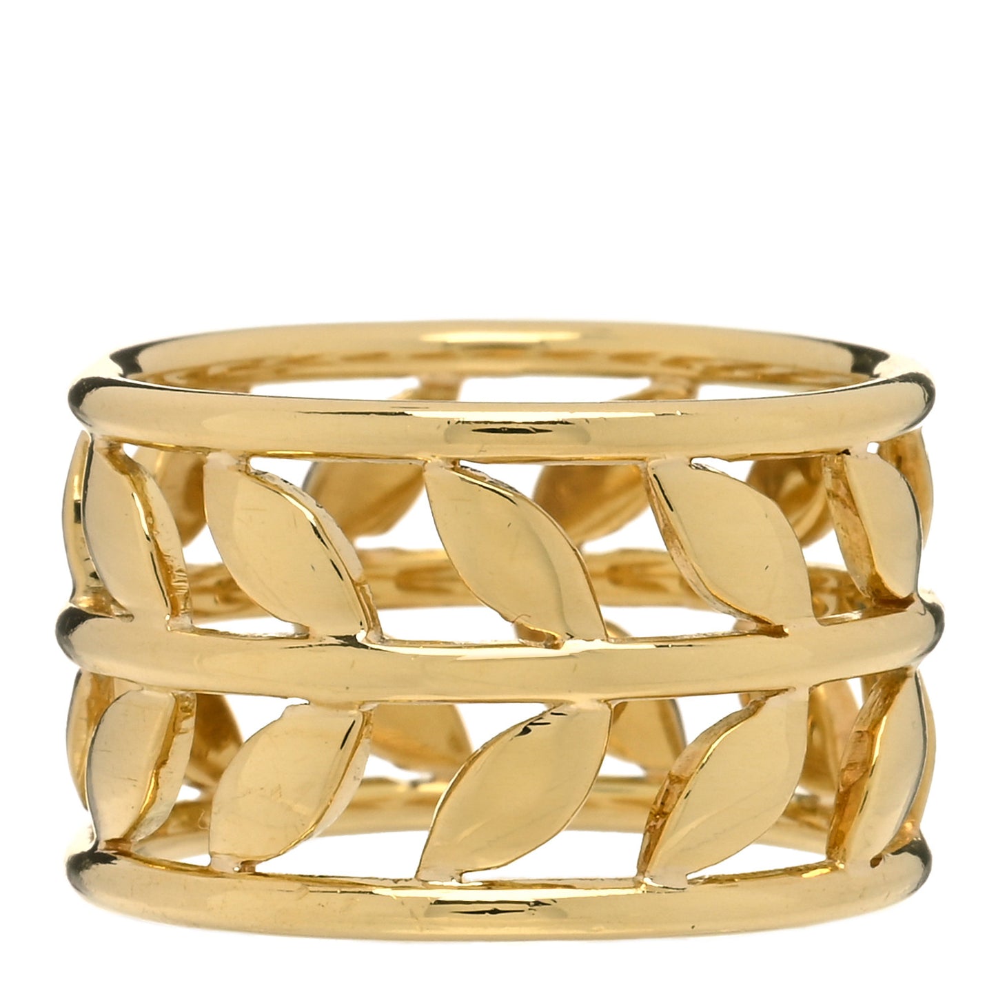 18K Yellow Gold Open Vine Ring 52 6