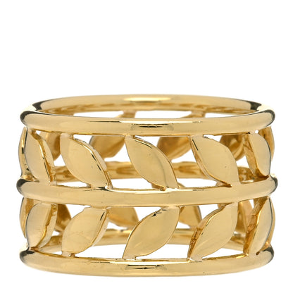 Temple St. Clair 18K Yellow Gold Open Vine Ring 52 6 1 of 4