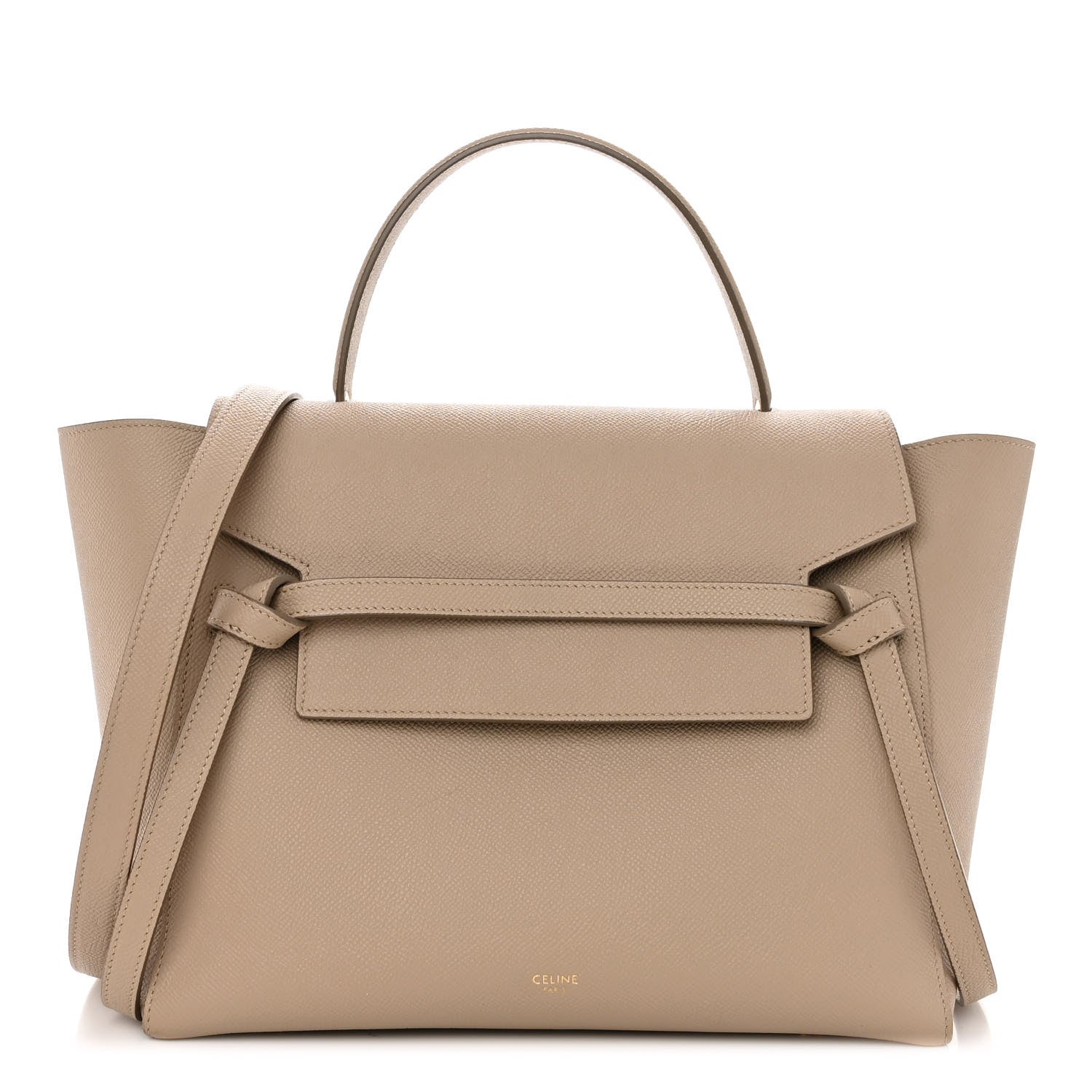 Celine Grained Calfskin Mini Belt Bag Light Taupe 1 of 10