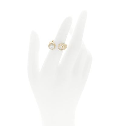 Parker & West by FASHIONPHILE 18K Yellow Gold Diamond 2.49ctw Split Ring  50 5.25 2 of 9