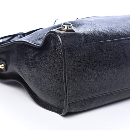 Balenciaga Chevre Gold Metallic Edge Hardware City Black 8 of 12