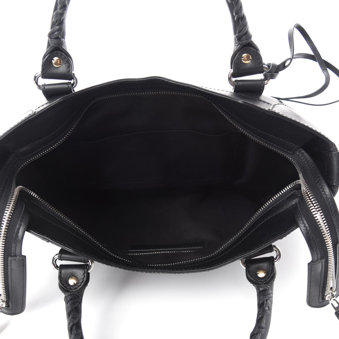 Veau Amp Plate Silver Hardware Velo Black