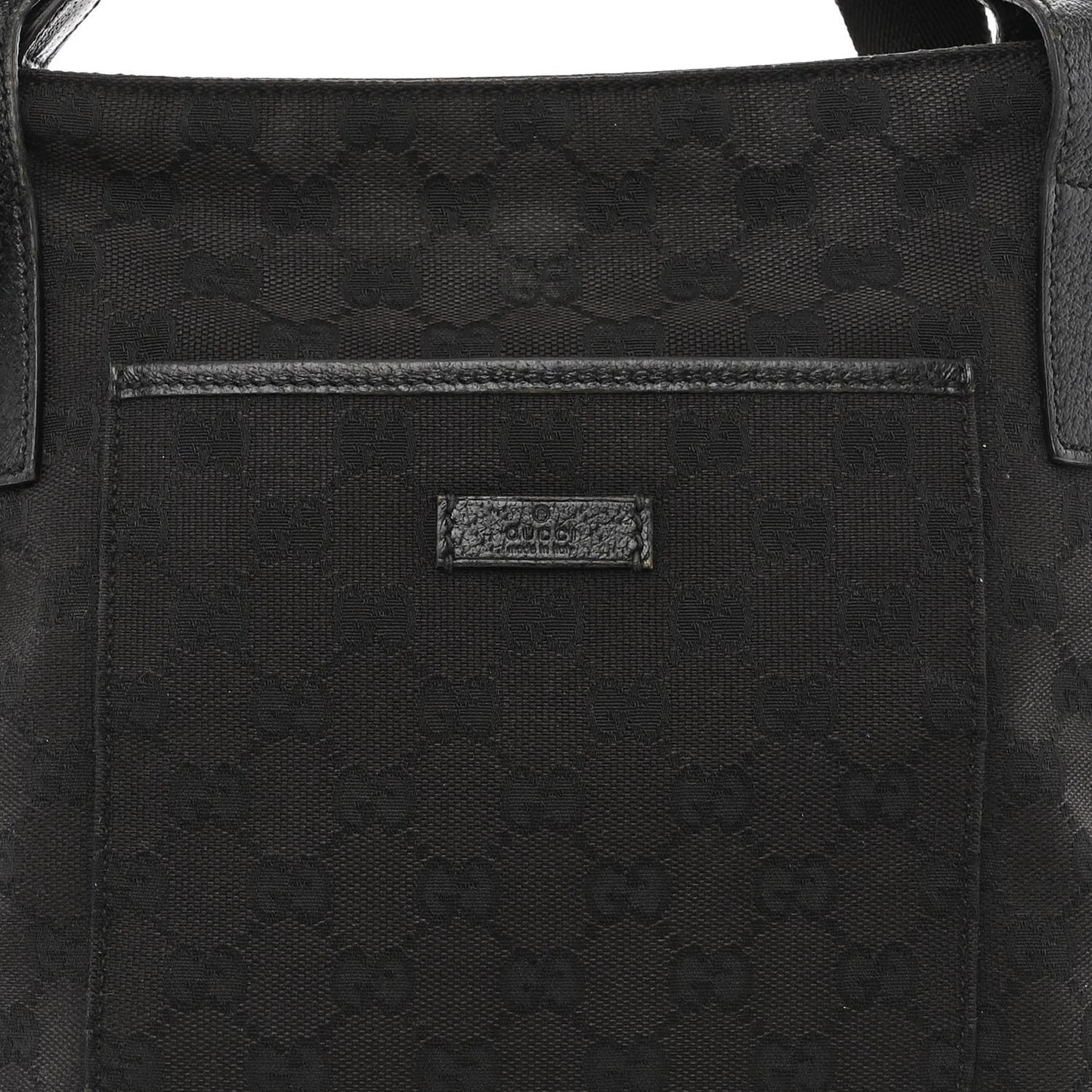 Monogram Flat Messenger Bag Black