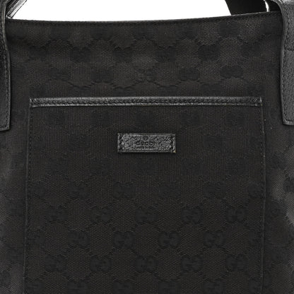 Gucci Monogram Flat Messenger Bag Black 9 of 12