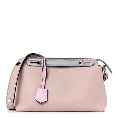Fendi Vitello Dolce 4 Color Medium By The Way Boston Bag Soap Grigio Perla Multicolor 1 of 14