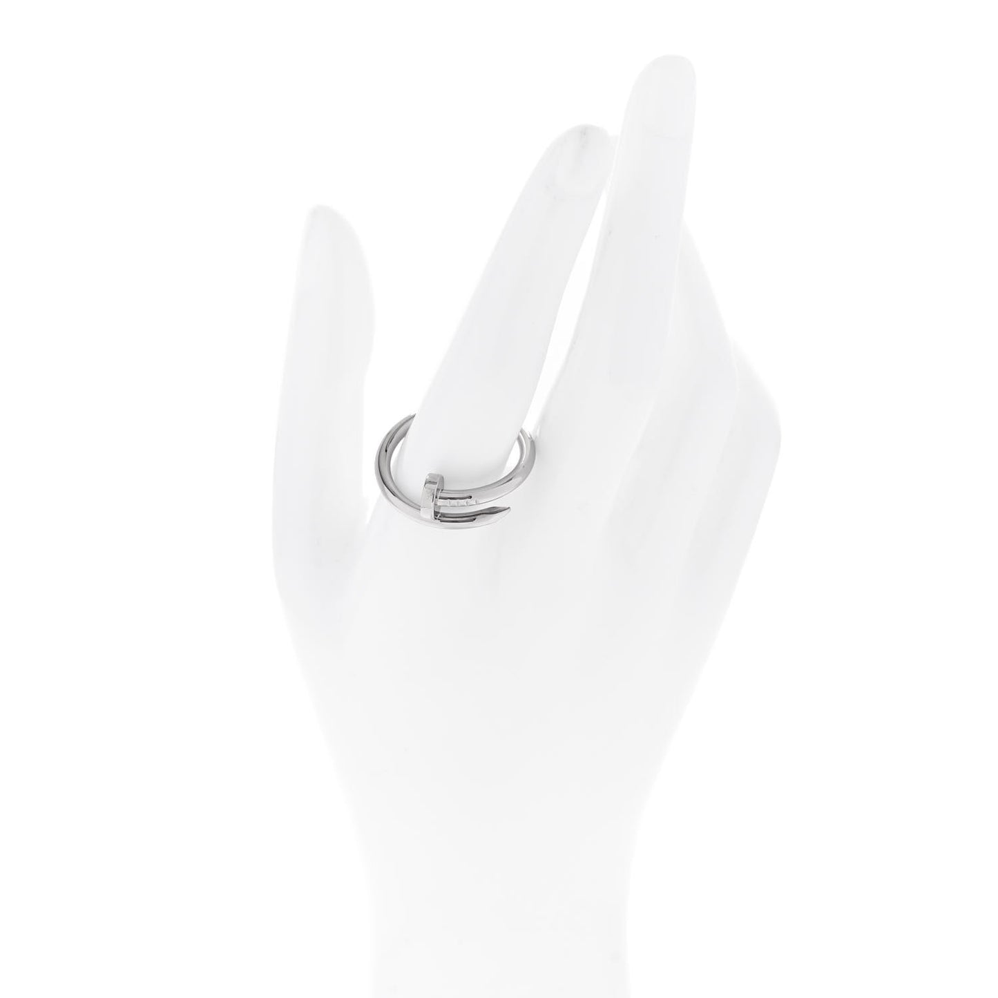 18K White Gold Juste Un Clou Ring 63 10.5