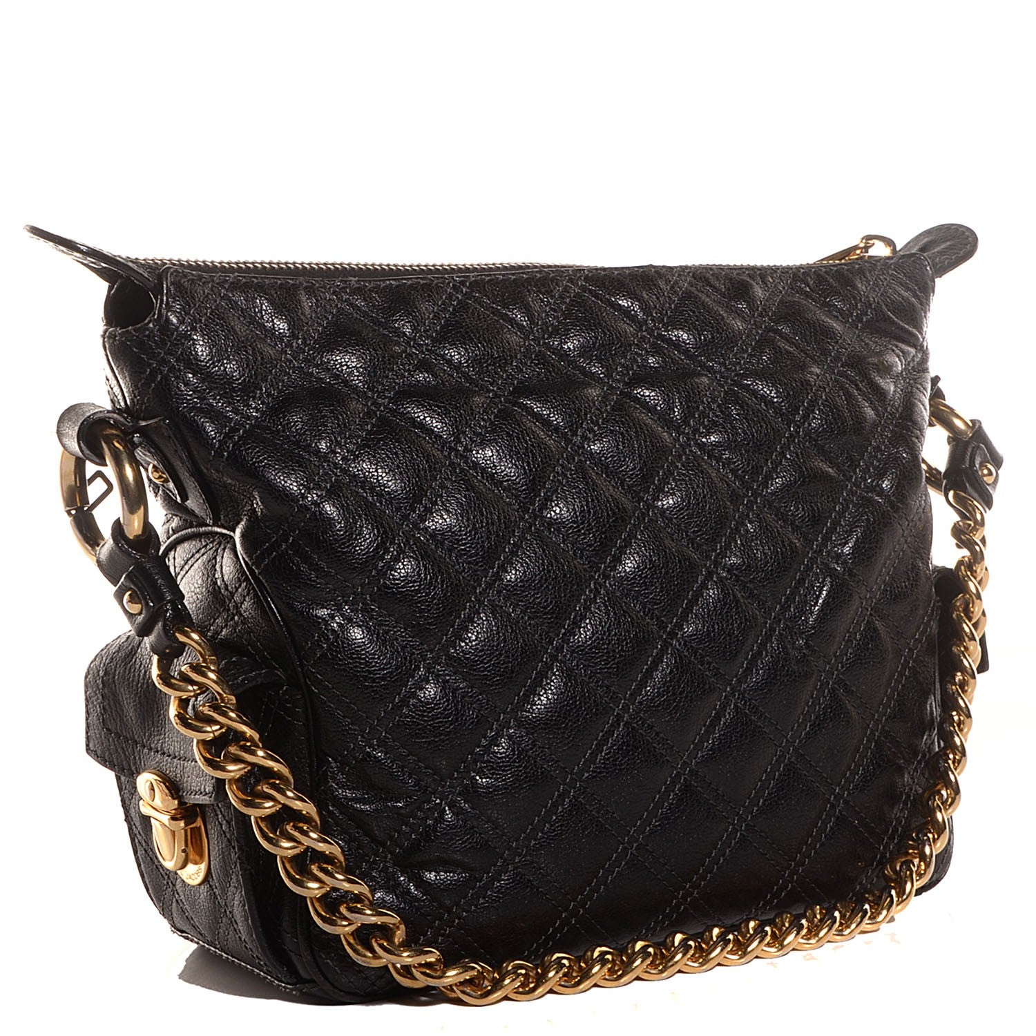 Marc Jacobs Calfskin Quilted Multipocket Hobo 3 of 8