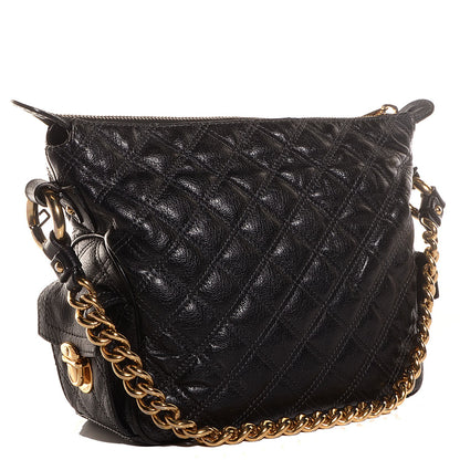 Marc Jacobs Calfskin Quilted Multipocket Hobo 3 of 8