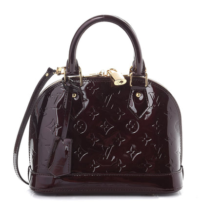 Louis Vuitton Vernis Alma BB Amarante 1 of 8