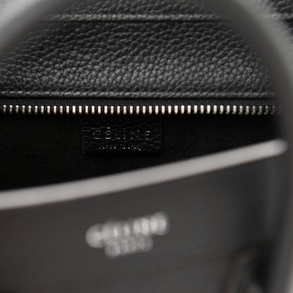 Celine Drummed Calfskin Nano Luggage Black 5 of 8